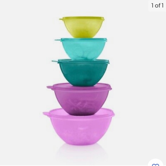Tupperware Kitchen Tupperware Wonderlier Bowl 5pc Set Poshmark